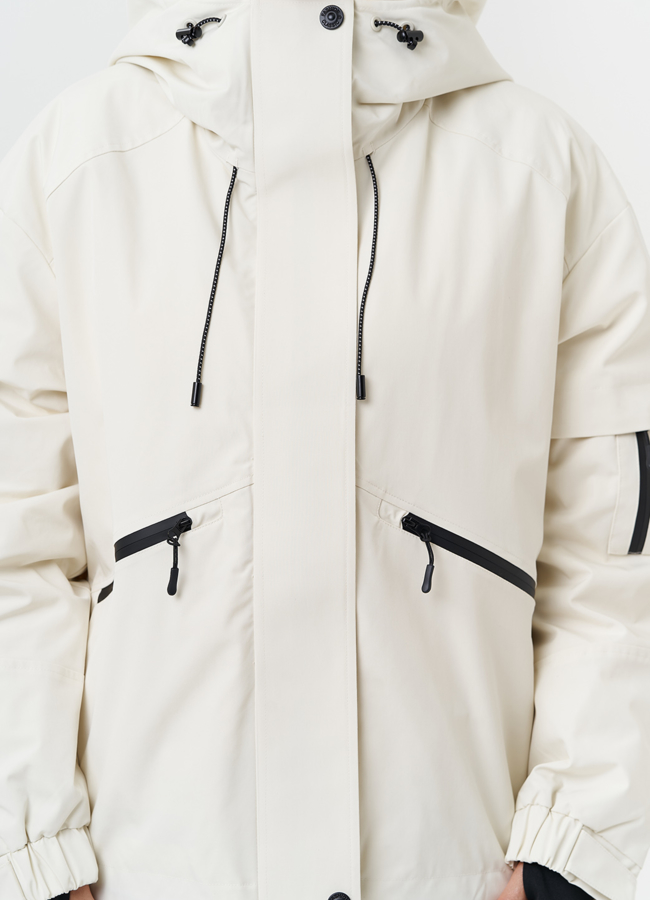 Двойная утепленная куртка с капюшоном модель № 28816 универмаг малина