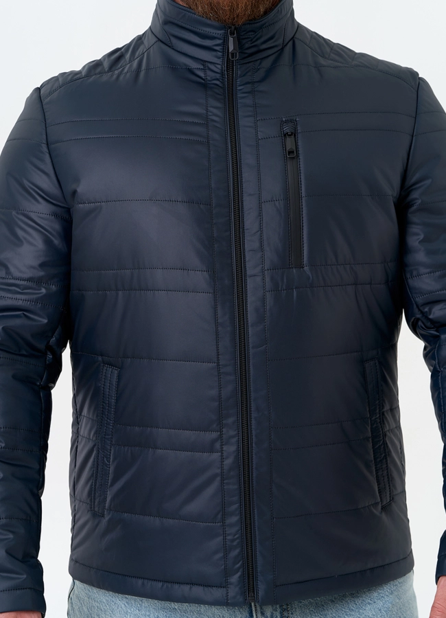 Мужская куртка с воротником стойкой модель № 32543 универмаг малина