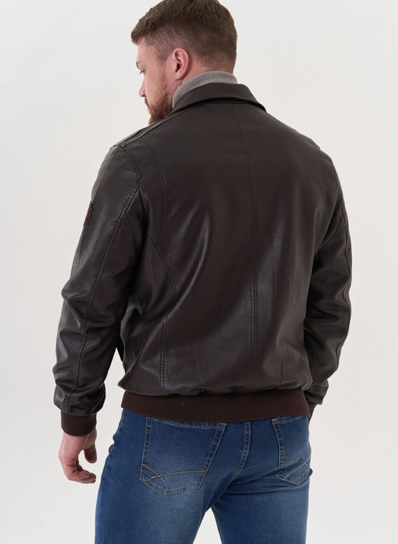 Мужская куртка из эко кожи