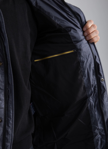 Пуховик мужской с капюшоном 