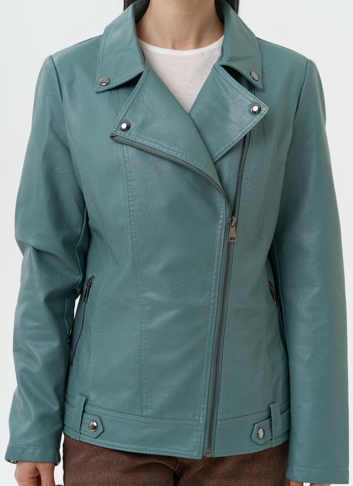 Женская куртка косуха из эко кожи